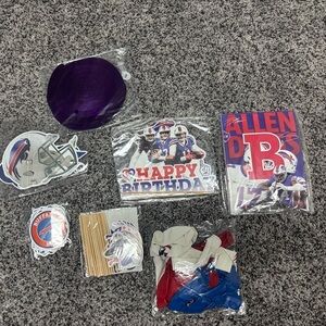 Buffalo Bills Party Decoration Set - Purple, Red, Blue
